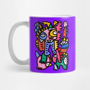 Graffiti Pop Cool Monsters Mug